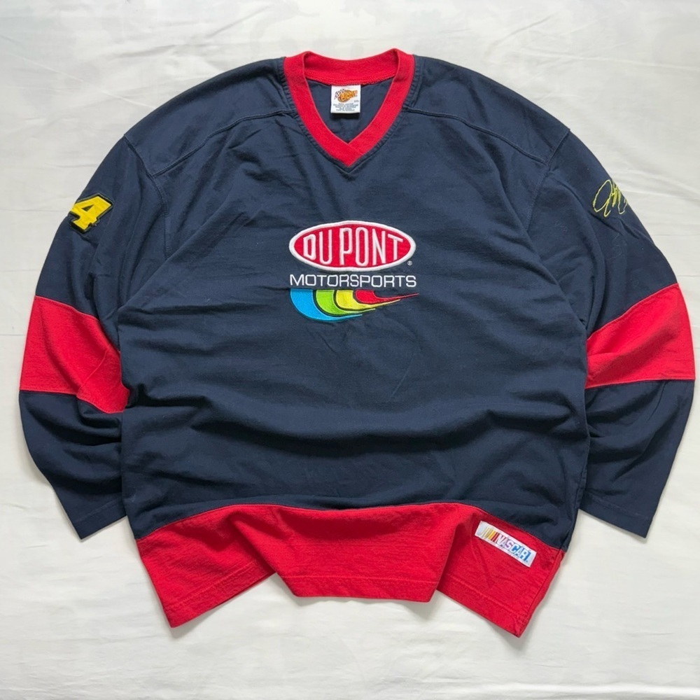 VTG Winners Circle Jeff Gordon NASCAR Embroidered Long Sleeve / Jersey